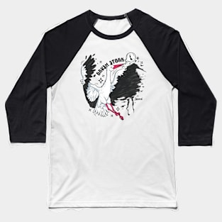 Brush stork brush stroke pun Baseball T-Shirt